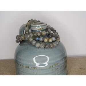 Natural Labradorite Beads Bracelet 6mm